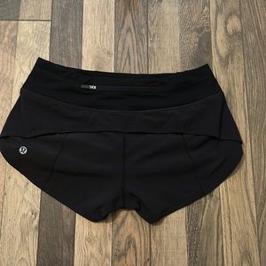 Lululemon Speedup shorts black size 2